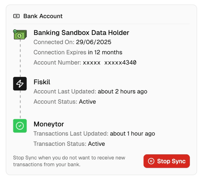 Active CDR Connection